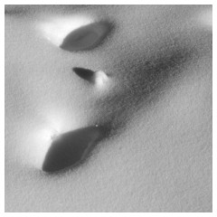 Impronte ricoperte dalla neve