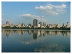 Central Park, vista su Manhattan