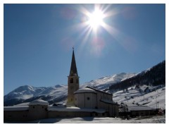 La chiesa di Livigno