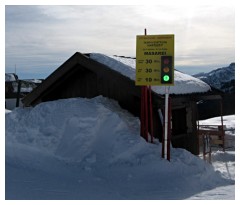 Arrivano i semafori sulle piste da sci