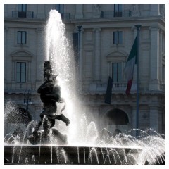 La fontana di piazza della Repubblica
