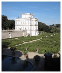 La palazzina Algardi a Villa Doria Pamphili