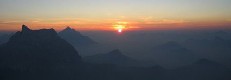 Monte Civetta: alba a 3000 metri