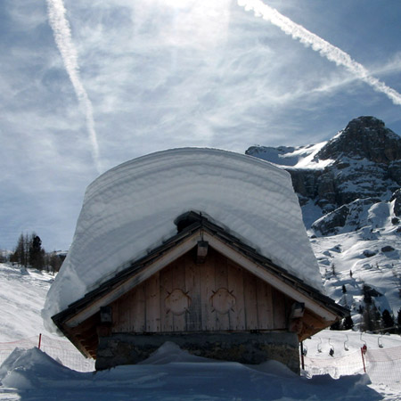 Regger il tetto sotto il peso della neve?