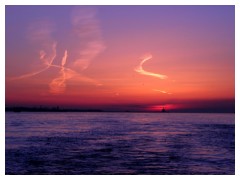 Alba sulla laguna di Venezia