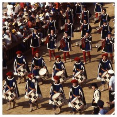 Palio di Siena, il corteo storico