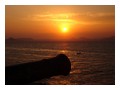 Spedisci la cartolina "Grecia, tramonto sul mare di Idra"