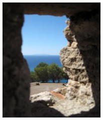 L'isola di Capraia dalla torre di Populonia