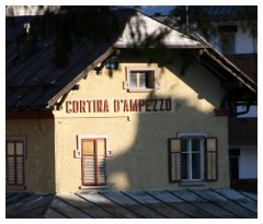 La vecchia stazione di Cortina d'Ampezzo