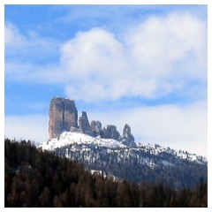 Cortina, vista sulle Cinque Torri