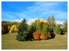 Le dolomiti in autunno