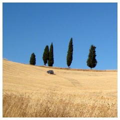 Pandino in salita sulle colline toscane