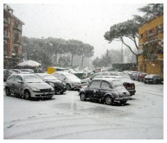 Nevicata a Roma