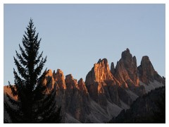 Ultime luci sulla Croda da Lago