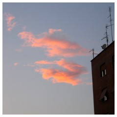 Tramonto in citt