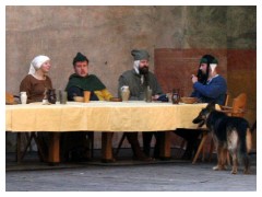 Pranzo medioevale a Castel Roncolo