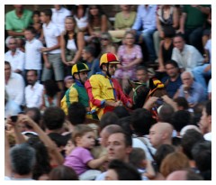 Siena, prova del palio di agosto 2011