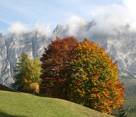 Finalmente autunno sulle Dolomiti