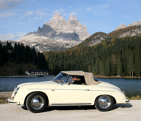 In giro con una Porsche del 1959