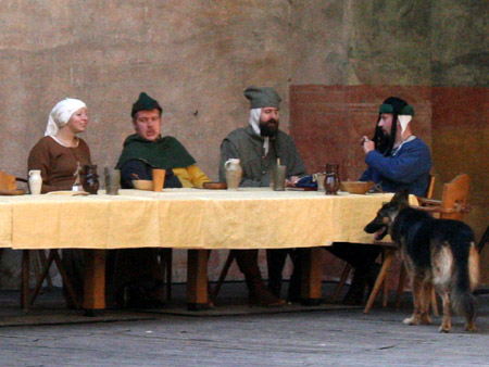 Pranzo medioevale a Castel Roncolo
