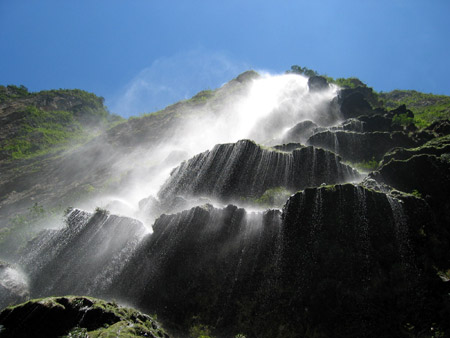 Chiapas, cascata nel Canyon del Sumidero