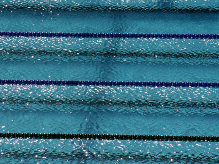 Le corsie dalla piscina olimpionica