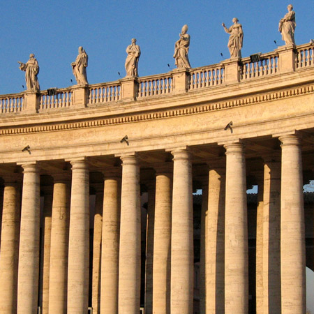 Il colonnato di San Pietro