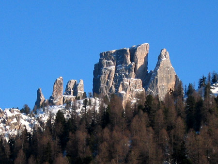 Spuntanto le Cinque Torri