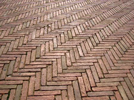 Siena, la pavimentazione di Piazza del Campo
