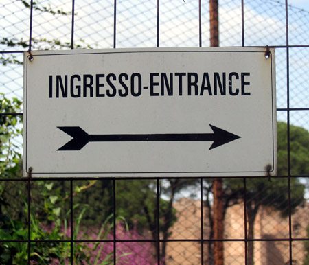 Ingresso - Entrance
