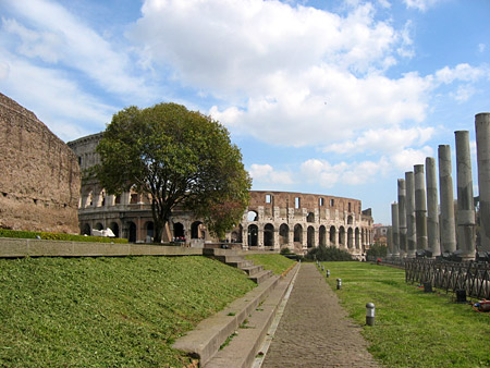 Il Colosseo dal Foro Romano