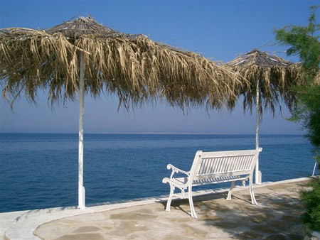 Panchina con vista mare Panchina con vista mare