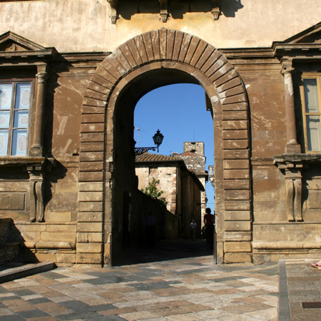 La porta di ingresso a Colle Val d'Elsa