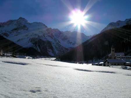 La neve  arrivata a Solda