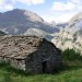 Val d'Aosta, baita in pietra
