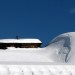 Neve accumulata sulla collina