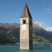 Il campanile del lago Resia