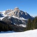 Corvara: il Sassongher dalla pista del Bo