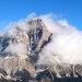 Il monte Cristallo nelle nuvole