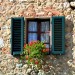Una finestra di Monteriggioni