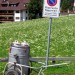 Parcheggio riservato al trasporto latte