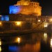 Castel Sant'Angelo riflesso in notturna