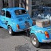 Fiat 500 con rimorchio