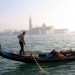 In gondola davanti all'isola di San Giorgio