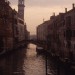 Venezia: luce del tramonto sul canale