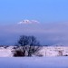 Il Gran Sasso nelle nuvole