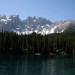 Il panorama sul lago di Carezza