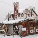 Neve sul mercatino di Natale