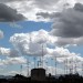 Nuvole bianche e nuvole nere si addensano sul cielo di Roma