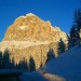 Cielo azzurro dopo una nevicata